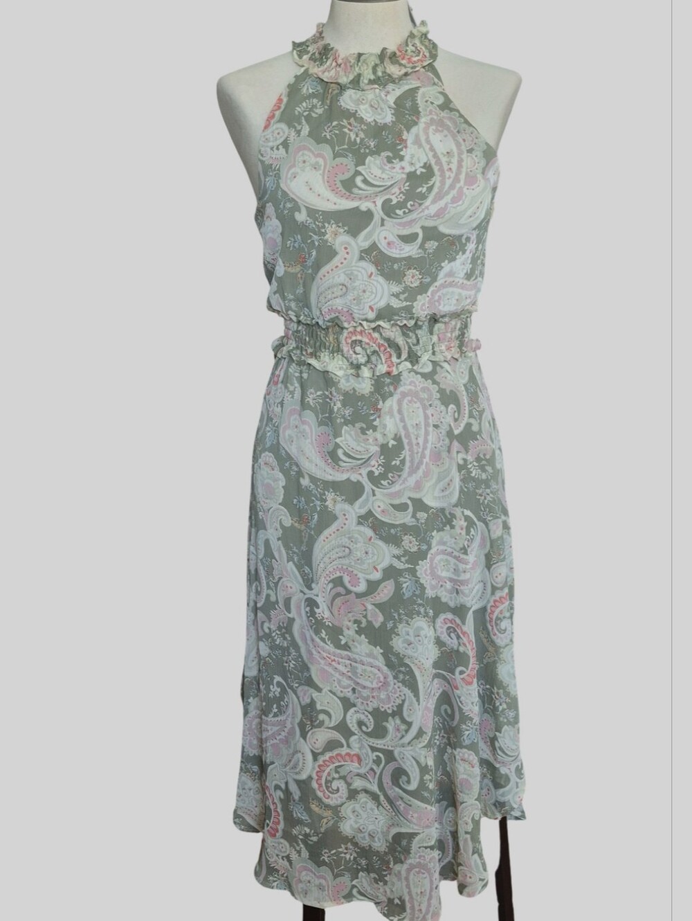NWT Monteau Los Angeles Halter Neck Dress Size Small
